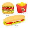 Children Simulation Kitchen Food Toys Pretend Play Hamburger Dog French Fries Cooking Toy Play House Educational Toys For Kid