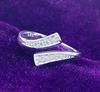 European & American Alloy Geometric Wave Open Ring - Women's Jewelry