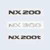 Car Trunk ABS Chrome Gloss Black Letters Logos Badge Emblem Decals Styling Sticker For Lexus NX NX200 NX300 NX200t Accessories VH6