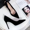 Women Shoes 2025 New Women Pumps Suede High Heels Shoes Fashion Office Shoes Stiletto Party Female Comfort Women Heels