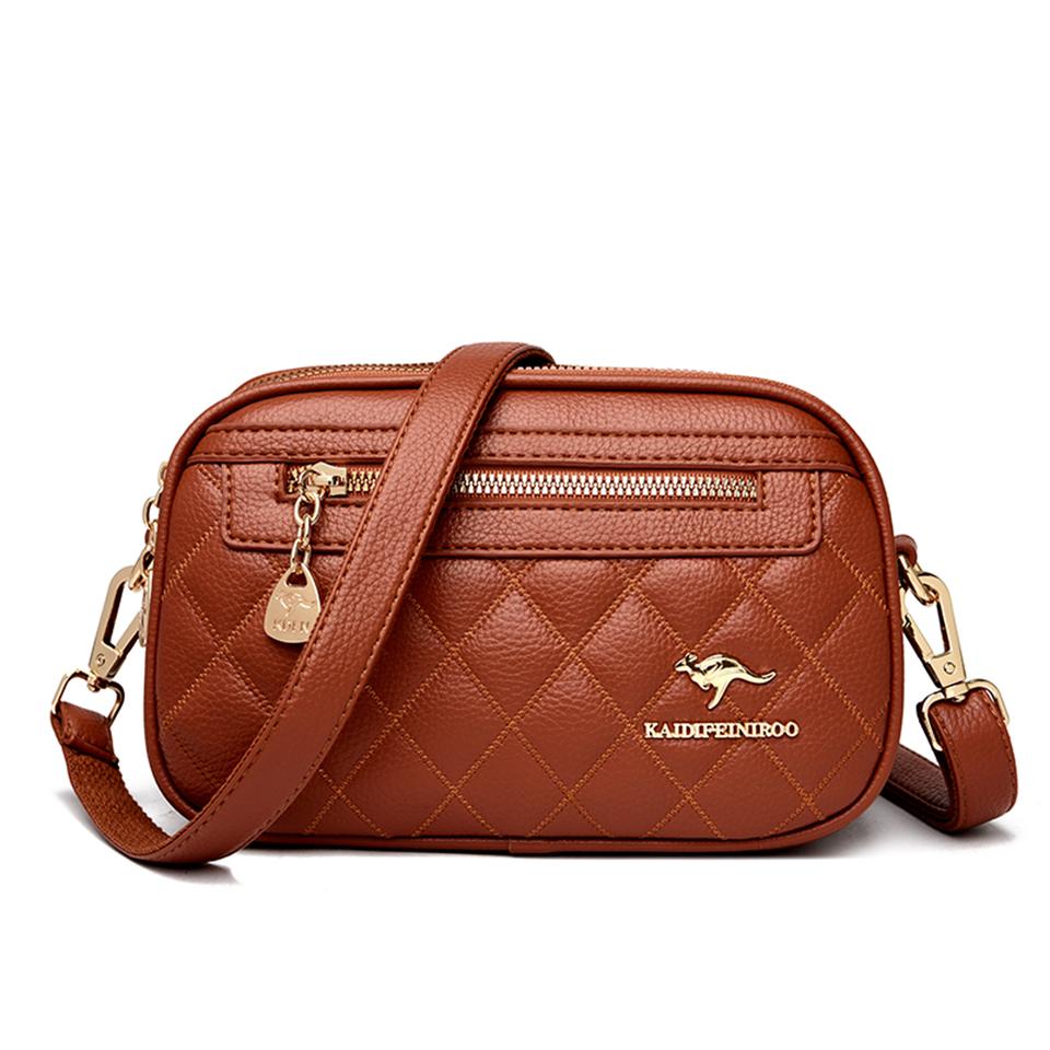 Damen Hochwertige Leder Geldbörse Umhängetaschen Luxus Designer Crossbody Tasche Damen Pendler Handtaschen Mode Damen Umhängetasche