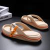Fashion High Quality Thick Sole Men's Slippers Sandalias Summer Outside Eva Heeled Women's Sandals Slides Women's Slippers Flip Flops