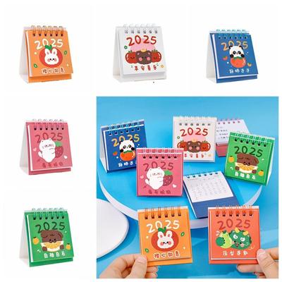 Fruit Fruit Text Calendar Cute Mini Desktop Calendar Portable 2025 Calendar  Student