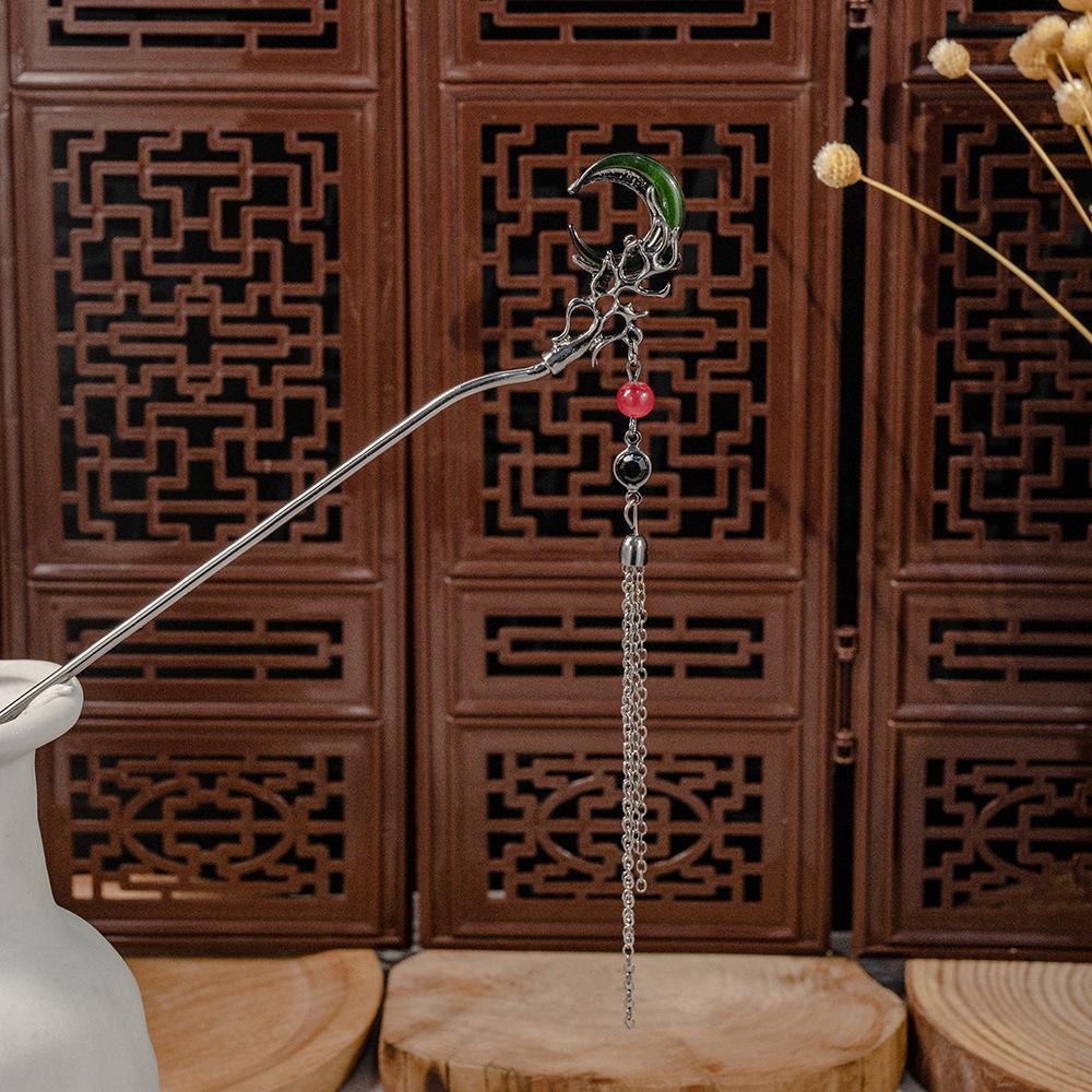 Nationalstil Perle Blume Quaste Quaste Quaste Anhänger Hanfu Accessoire Haarnadel Weiblich Neu Chinesisch Antiker Stil Glockenblume Haarnadel