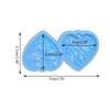 Heart Holographic Resin Mold Earring Silicone Mold Keychain Pendant Epoxy Resin Casting Mold Kit Resin Craft Tools