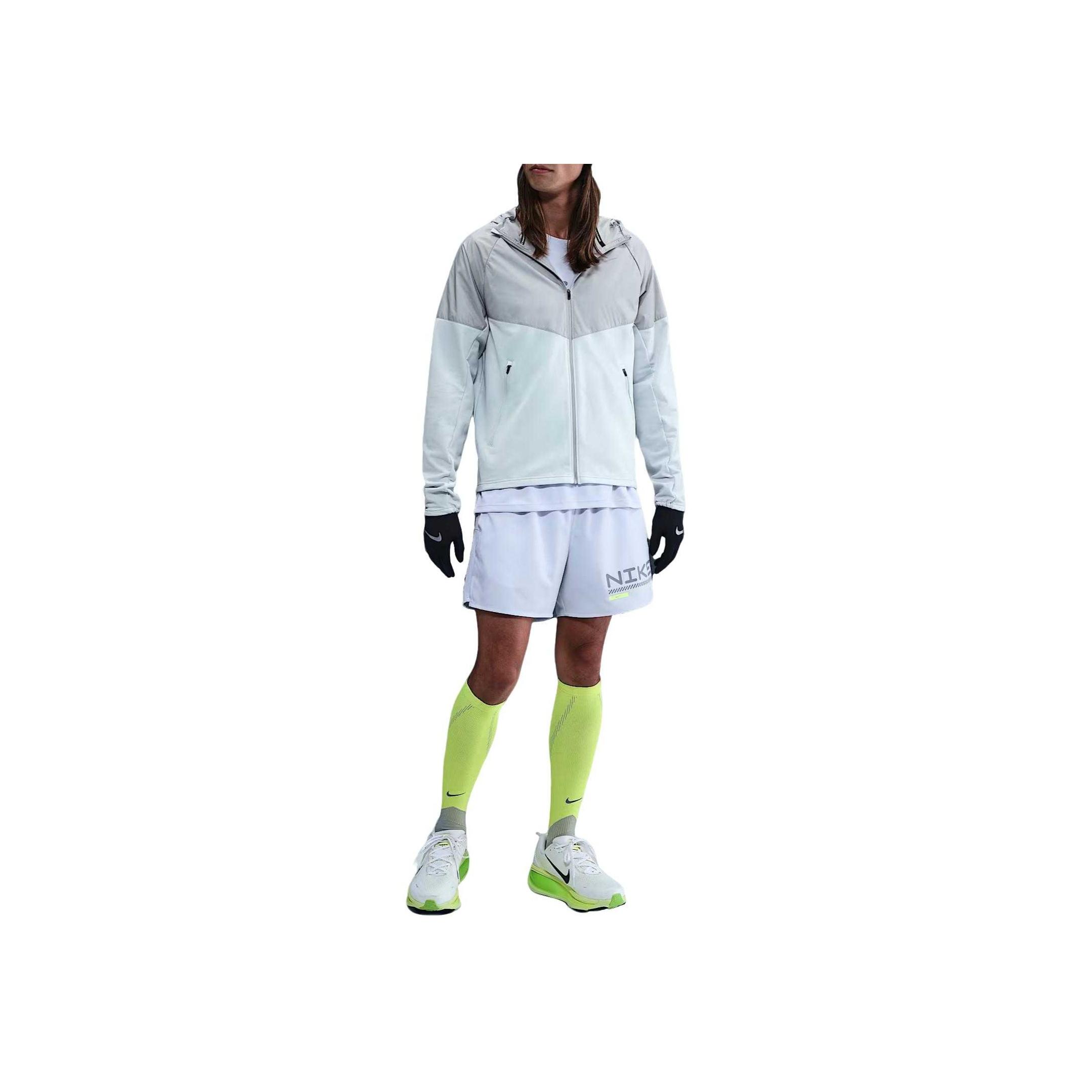 Nike Худи с капюшоном Nike, удобная, водонепроницаемая, минималистичная куртка для бега, мужская куртка HV2670-043 S