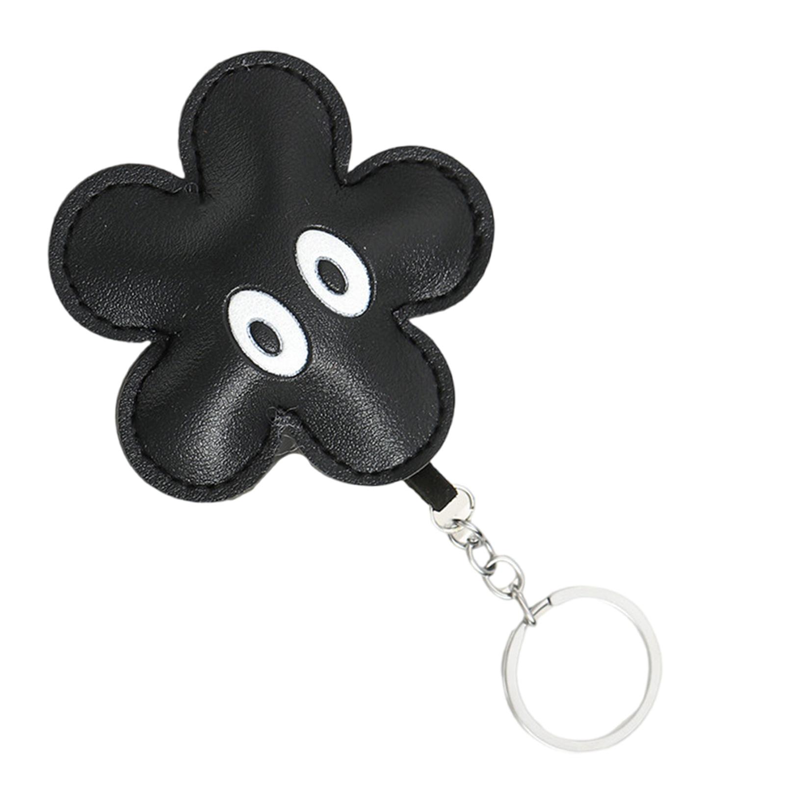 

Игривый брелок из ПУ кожи Мягкий Легкий Подвеска для сумки Многофункциональный Аксессуар для Ключей Сумок Подарков A чёрный