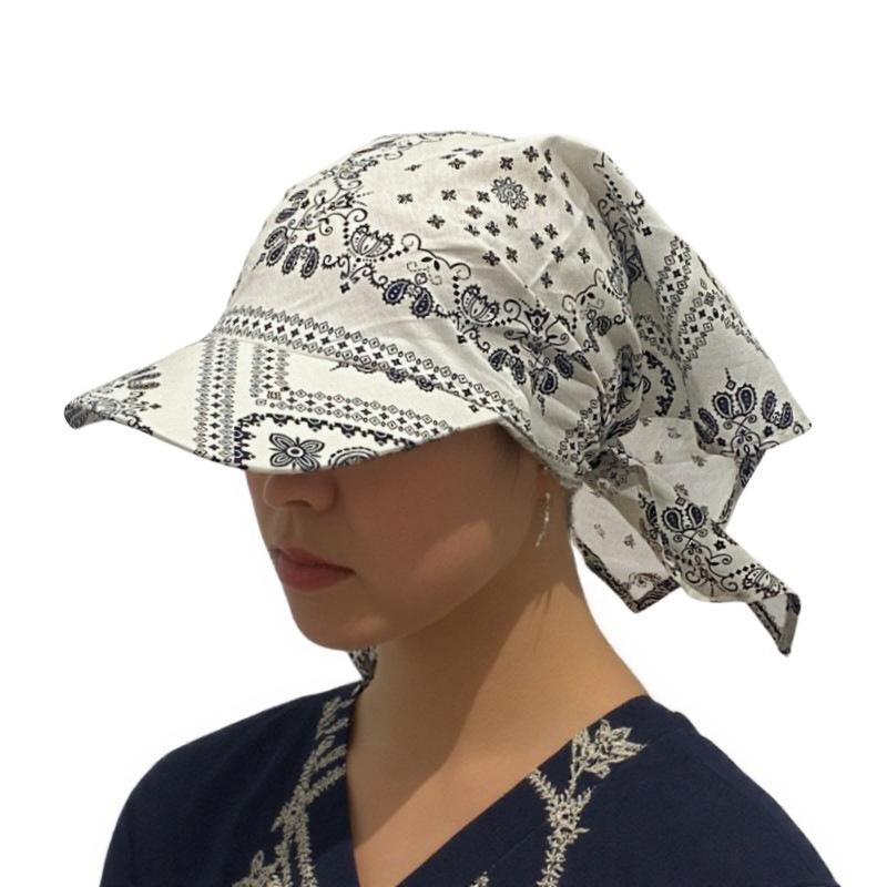Niche Design Fashionable Sunshade Headscarf Hat Men's and Women's Caps Spring and Summer Shopping Camping Anti-sun Hat