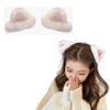 GOODCHI Katzenohren Haarspangen, Set of 2, Niedliche Flauschige Katzenohren Haarverzierungen, Tierohren Haarspangen, Cosplay, Kostüm, Verkleidung, Haaraccessoires