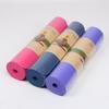 Eco-friendly Solid Color Rectangular TPE Thickened 8mm Lightweight 1190g Yoga Mat 183cm for Yoga Studios