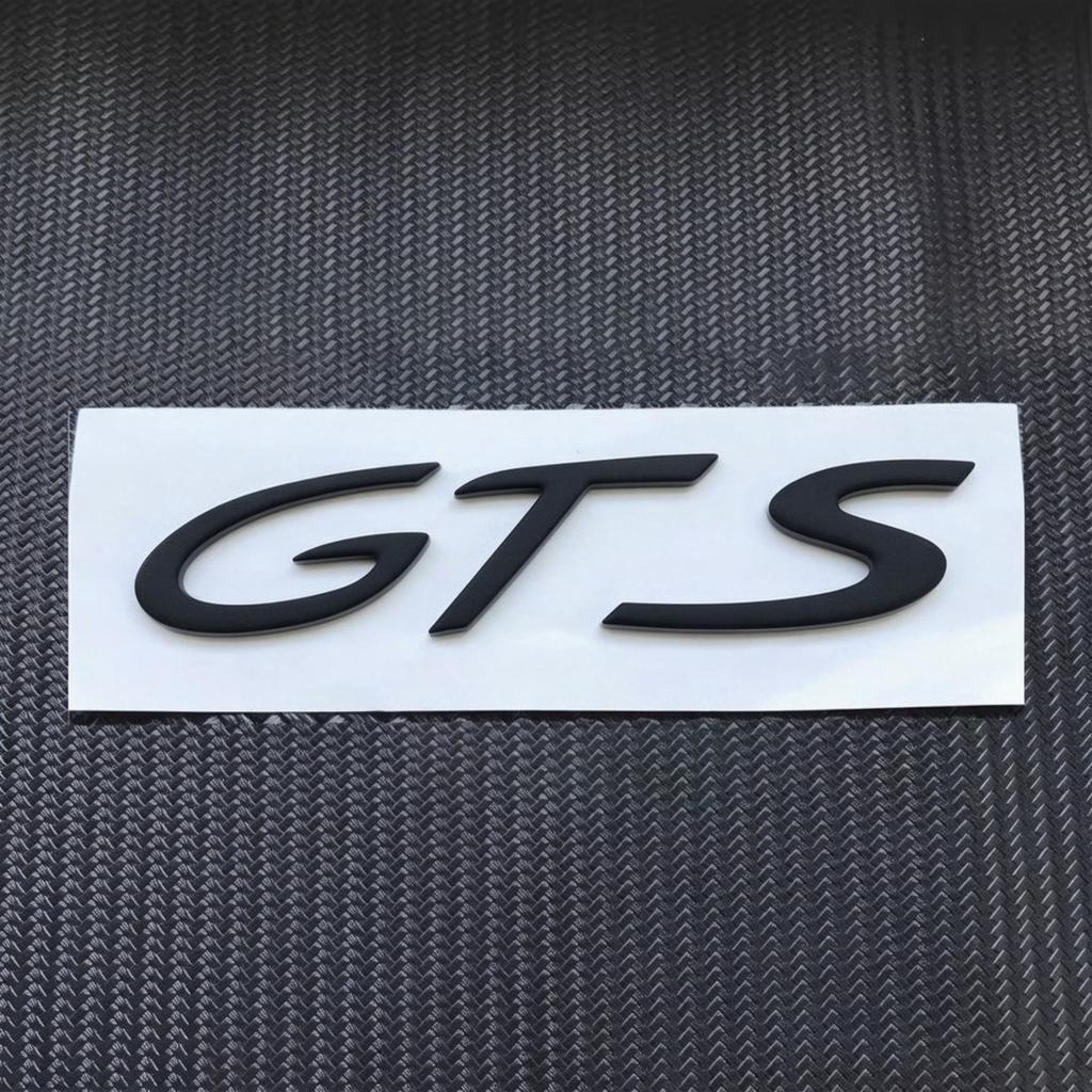 Emblema Auto 3D Lettere Decorative per Bagagliaio Posteriore Accessorio per Porsche Panamera Cayman Boxster Cayenne Macan GTS Taycan Turbo