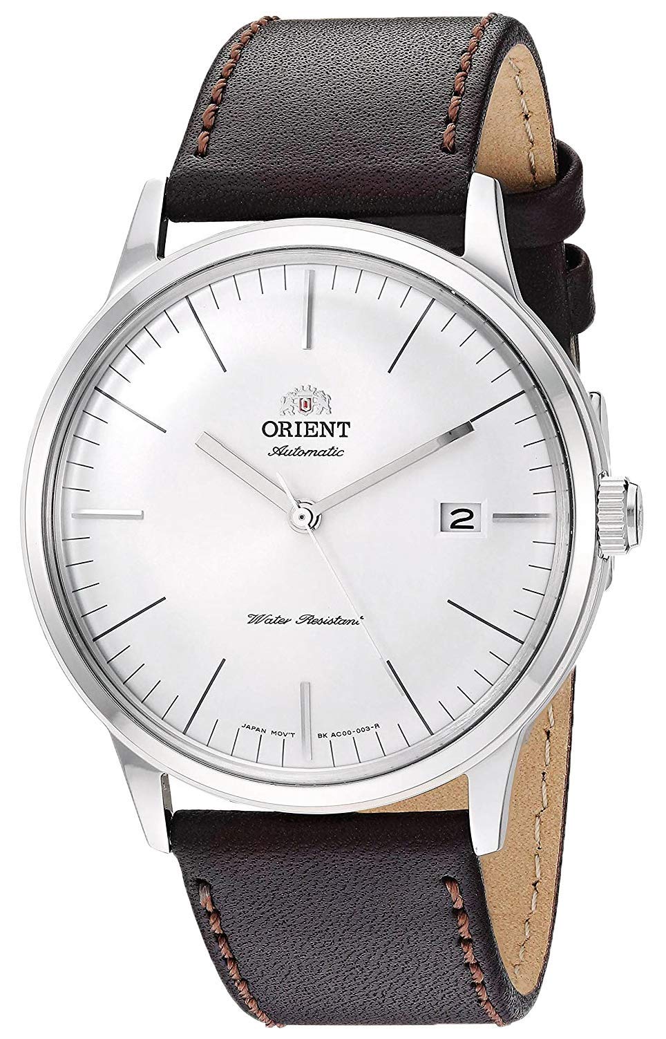 

Orient Version winding classic white Bambino III Japanese-made automatic/manual watch, белый