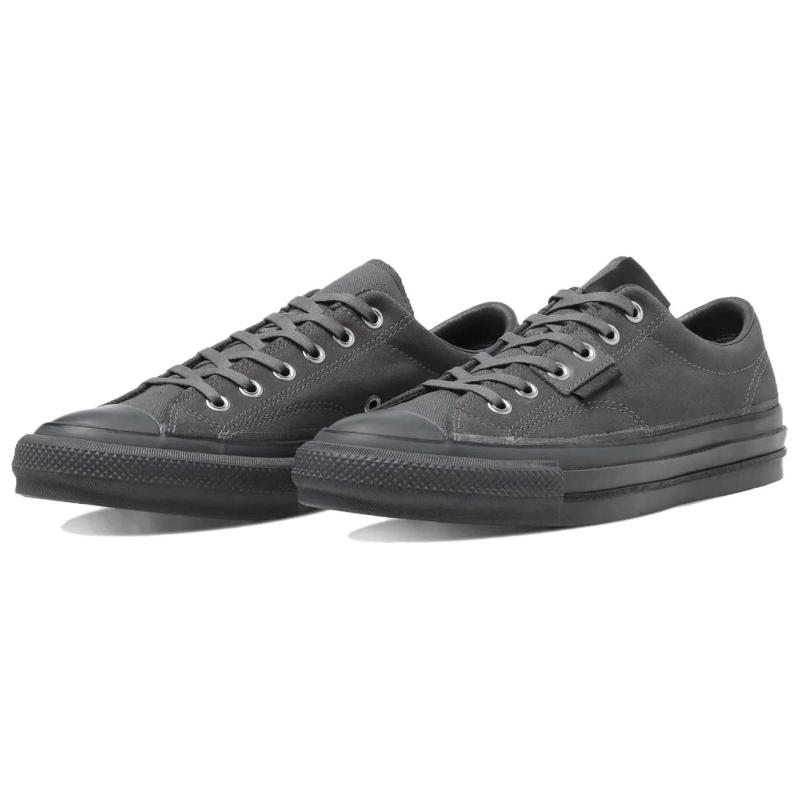 Converse Addict Chuck Taylor Suede NH OX Fashion Trend Comfortable Low-Top Espadrilles Unisex Grey Black
