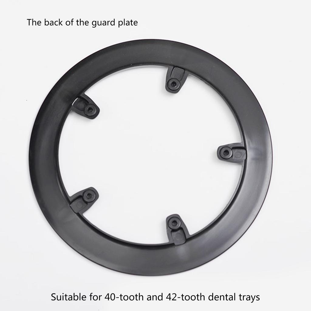 2Pcs 5 Holes 40-42 Teeth Bicycles Crankset Chain Wheel Cover Bike Chain Guard Bicycles Sprocket Protective Cover
