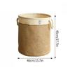 Foldable Laundry Basket Cotton Linen Clothes Toy Storage Basket Laundry Baskets with Handle Home Dirty Clothes Organizers