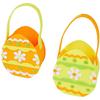 Easter Tote Bag High-Quality Rabbit Egg Chicken Tote Easter Felt Basket Charming Colorful Snack Bag For Spring Parties Home