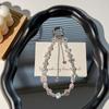 Fashion Luxury Pearl Bow Tassel Phone Chain With Crystal Beads For Women