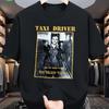 Herren Taxi Driver Film T-Shirt Ikonisch Sprichst du mit mir Zitat Waffe Taxi Design De Niro
