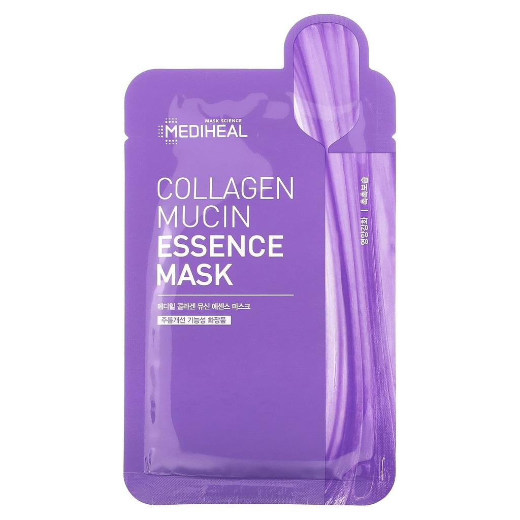 Collagen Mucin Essence Beauty Mask, 1 Sheet, 20Ml(0.68Fl Oz)