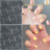 Butterfly & Stars Nail Art Stickers with Gradient & Chrome Effects