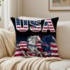 Festive IIndependence DDay Cushion Cover Pillowcase Antidustmite Living Room Sofa Decor Cushion Room