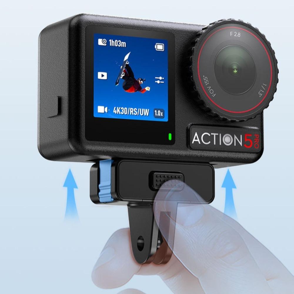 For DJI Action 5Pro 4 3 Quick Release Magnetic Adapter Base Mount Magnetic Adapter Mount Bracket For DJI Action 5 Pro OSMO360