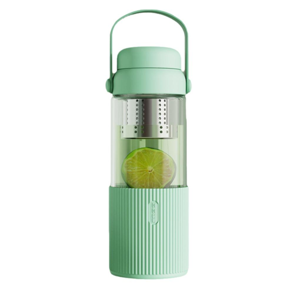 Glass Tea and Water Separator Cup with Filter Coffee Mug Portable Water Bottle  Girls