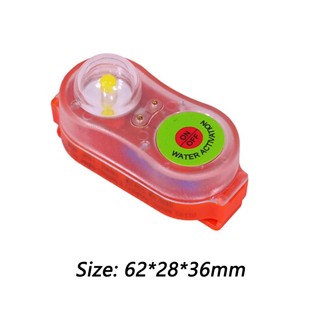 1-10 PCS Surfing Life Jacket Light LED Lithium Position Indicator Self-Lighting Life Saving Swimming Warning Lamp Attract Safet