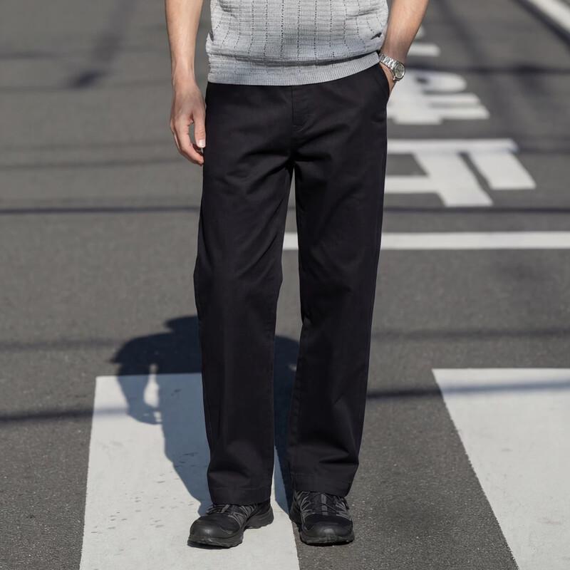 Men s Pure Cotton Straight-Leg Casual Trousers 6XL