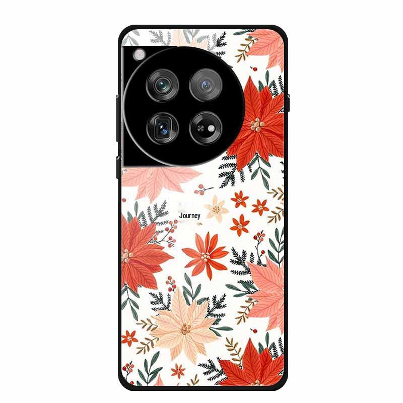 Personalized Seven-Colored Tempered Glass Phone Case for OnePlus 12 - Unisex