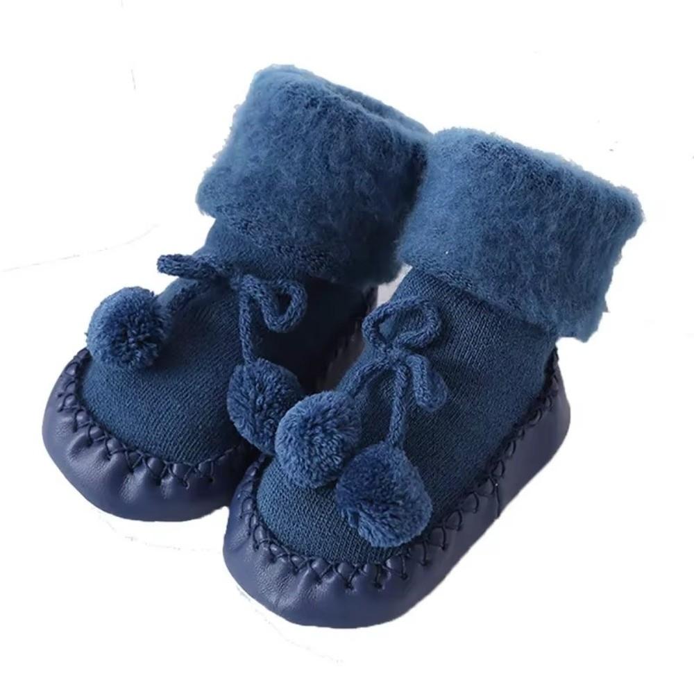 Plush Newborn Baby Shoes Casual Anti-Slip Socks New Floor Toddler Socks  Infant Girls Boys
