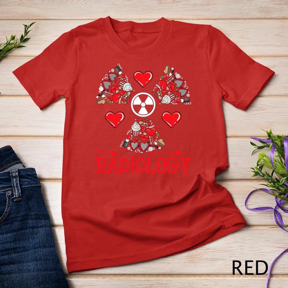 Valentine Couple Radiology Rad Tech Radiologist Xray T-Shirt Unisex T-shirt 9 S