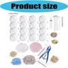 Make Your Own Stress Balls Set, 16 Empty Clear Balls with Soft Additions, Fill Tube and Closures for DIY Play, Group Projects and Event Bags
