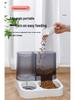 2.8L Transparent Automatic Pet Feeder & Water Dispenser for Dogs & Cats