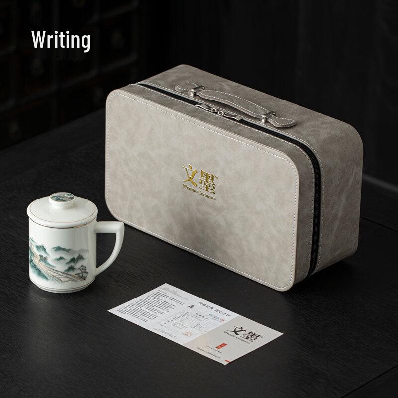 

Wen Mo Great Wall Jade Porcelain Tea Cup