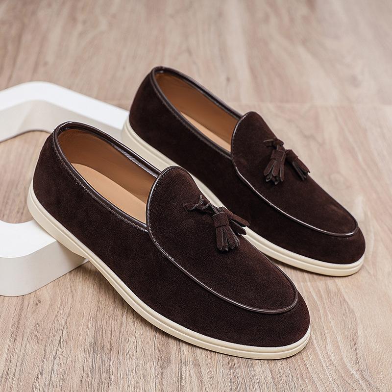 

Мужская повседневная обувь, одинарная, низкая, облегающая ногу, на плоской подошве, мужские кеды, ленивые, на одном педале, облегающая ногу, легкая мужская обувь 45