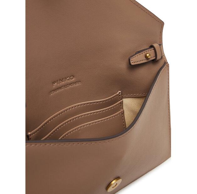 Сумочка PINKO Flat Purse Mini AI 25-26 PCPL 105347 A0F1 коричневый