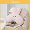 Cartoon Animal Luminary Rabbit Lumbar Pillow Plush Cushion For Office And Dorm Decor