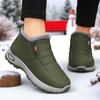 Allseason Thermal Insulated Slip-On Shoes - Non-Slip Sole Winter Boots, Beige, All-Season Indoor/Outdoor Footwear for Men & Women-Easy Slip-On Design