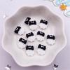 30pcs Resin Mini Colorful Painted Cartoon Ghosts Bat Pumpkin Spider Bat Candle Figurines Flat Back Nail Art DIY Scrapbook M437 H