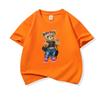 Trendy Girl Bear With Sunglasses Graphic Tee Kids 100 Cotton Crew Neck Casual T Shirt Short Sleeve Muticolor Top For Girls Boys