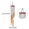 Japanese Beech Wood 7-Color Wind Chime for Indoor/Outdoor Decoration