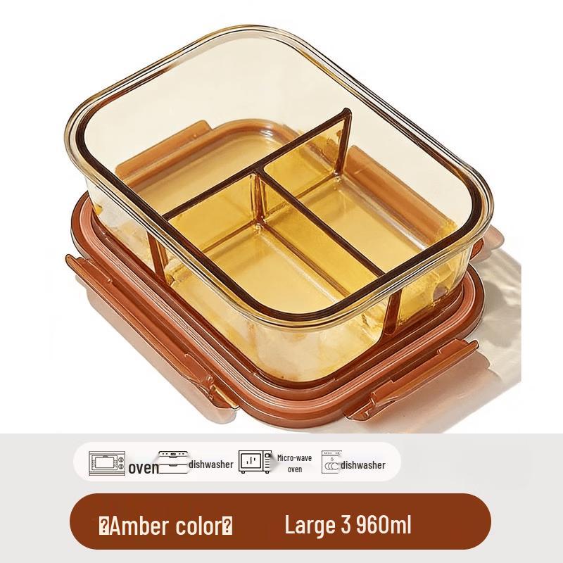 Ruhan Divided Glass Lunch Box