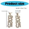 Multipurpose 2025 Women's Long Earrings with Crystals Rhinestones Jewelry Accessory for Elegant and Modern Look