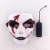 Glowing Hand-painted devil Mask Halloween Carnival Masquerade Cosplay Horror Mask Spooky atmosphere props Scary Halloween Props