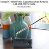 SI4732 0.5-108mhz Portable Radio 1.9inch IPS Screen All Band Radio Receiver with Telescopic Antenna HF SW MW VHF Radio
