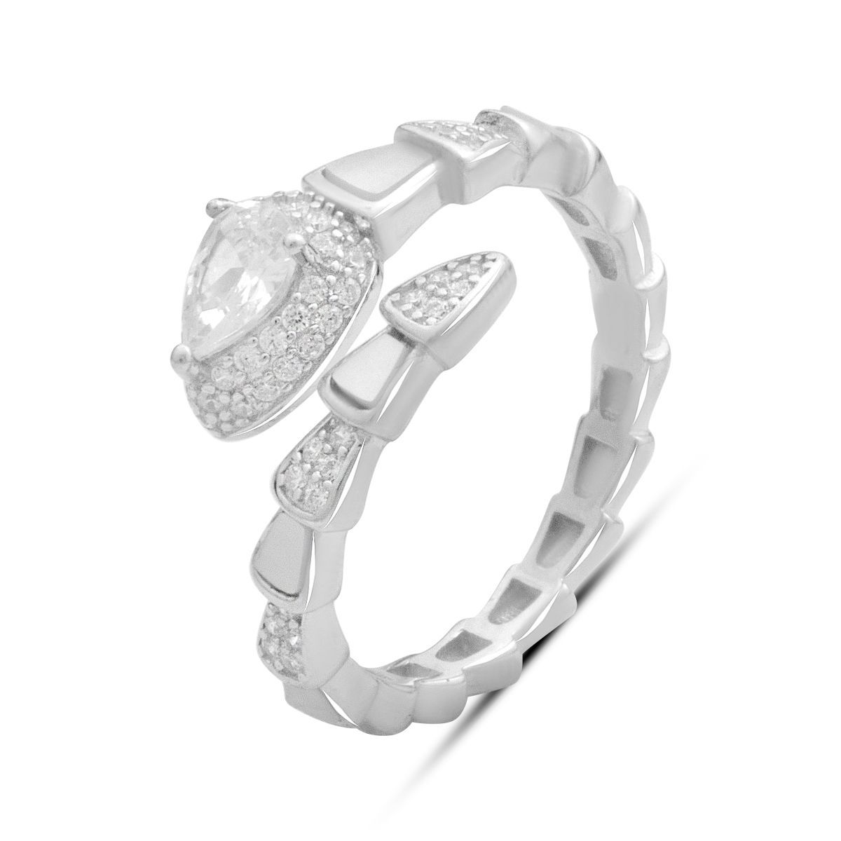 

Silver ring with natural mother-of-pearl, item weight 3.3 g (2187110) 19 білий