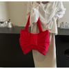 Fashi Nyl Women's Shoulder Bags Casual Solid Color Bowknot Ladies Messenger Bag Simple Versatile Female Underarm Bags