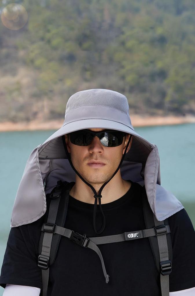 Fishing Safari Wide Brim Shade UV Sun Mountain Outdoor 9215 [LeafIn] Hat, Hat, Hat, Hat, Men's, Mesh, Protection, Protection, 2-Way, Fishing,