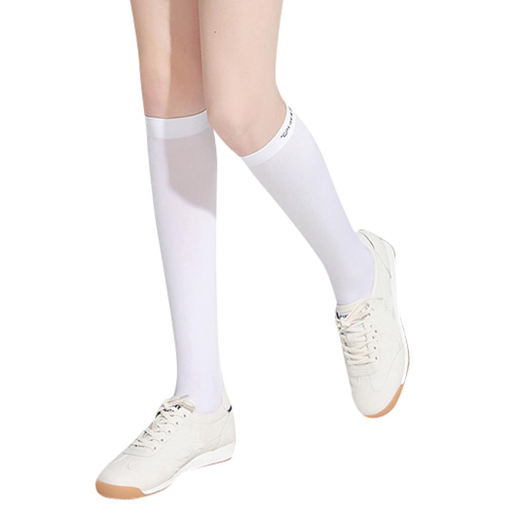 Manchons solaires pour jambes, Protection UV, talon ouvert, manches rafraîchissantes, bas pour Tennis et Golf